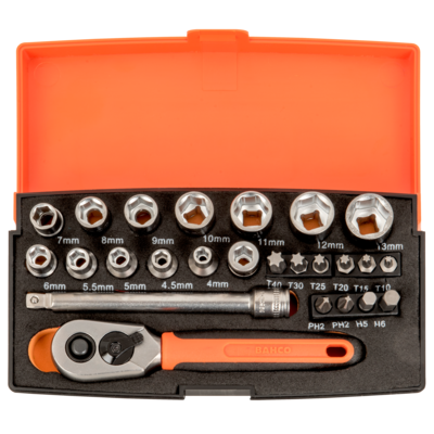 SOCKET SET 1/4" BLISTER 25 PC. 圖 3