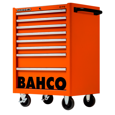 8 DRAW.PRO TOOL TROLLEY ORANGE
